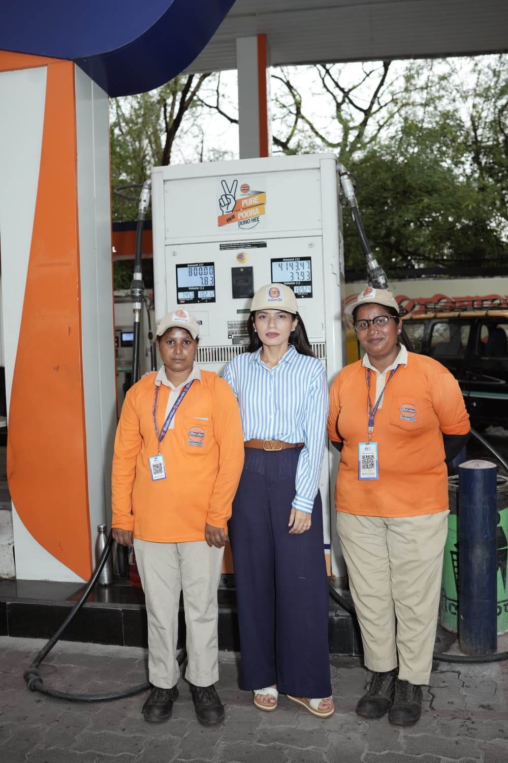 Forecourt staff at a SURA Group fuel and LPG outlet
